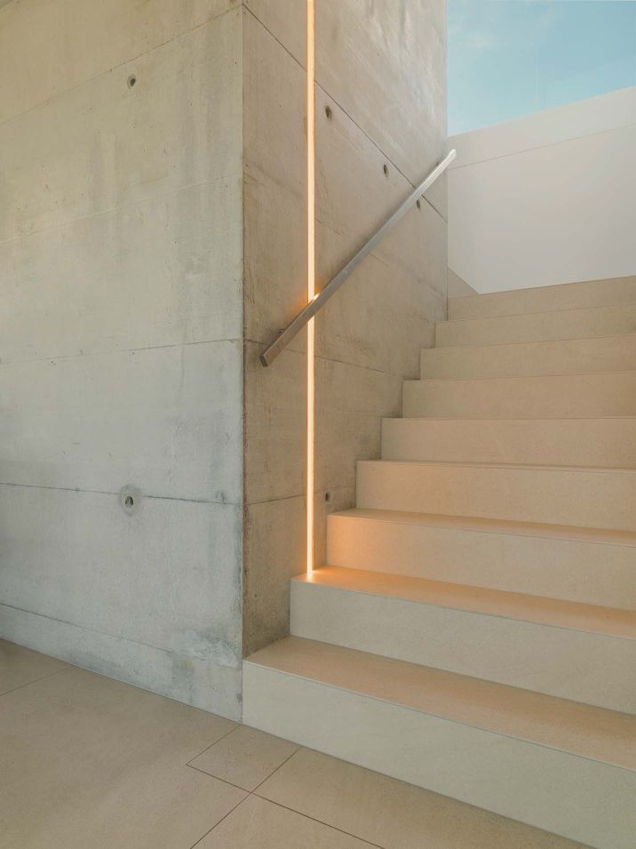 Die Treppe von innen...
